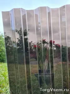 Профилированный монолитный поликарбонат фото 2