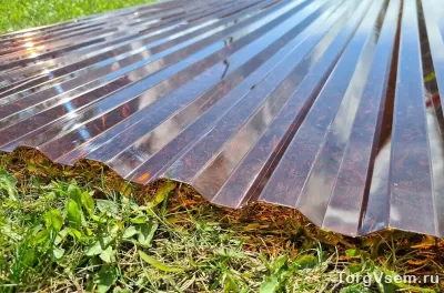 Профилированный монолитный поликарбонат фото 3