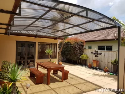 Профилированный монолитный поликарбонат фото 4