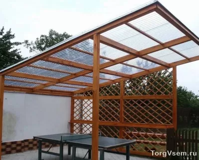 Профилированный монолитный поликарбонат фото 8