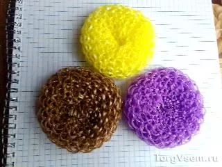 Мочалки для посуды от мастера фото 1