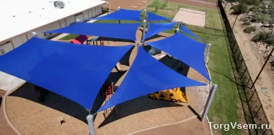 Тент «Парус» . Теневые навесы. фото 1